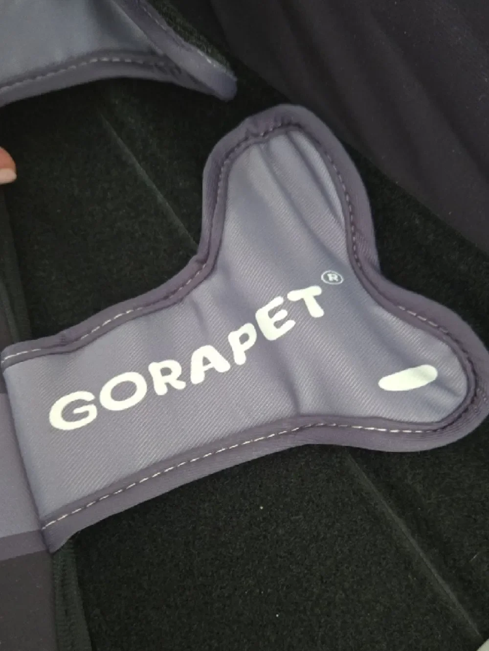 GORAPET Soft Recovery Collar - Black Large